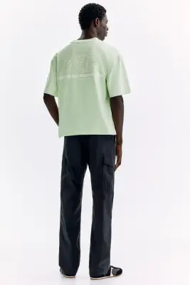 Pantalon cargo Regular Fit - Noir — photo 2