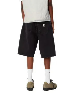 Short Brandon Black Stone Washed Femme — photo 4