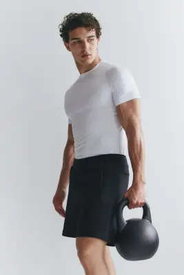 T-shirt de sport Compression Fit DryMove™ - Blanc — photo 1