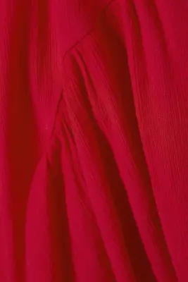 Mini-robe à encolure carrée sans manches - Rouge vif — photo 3