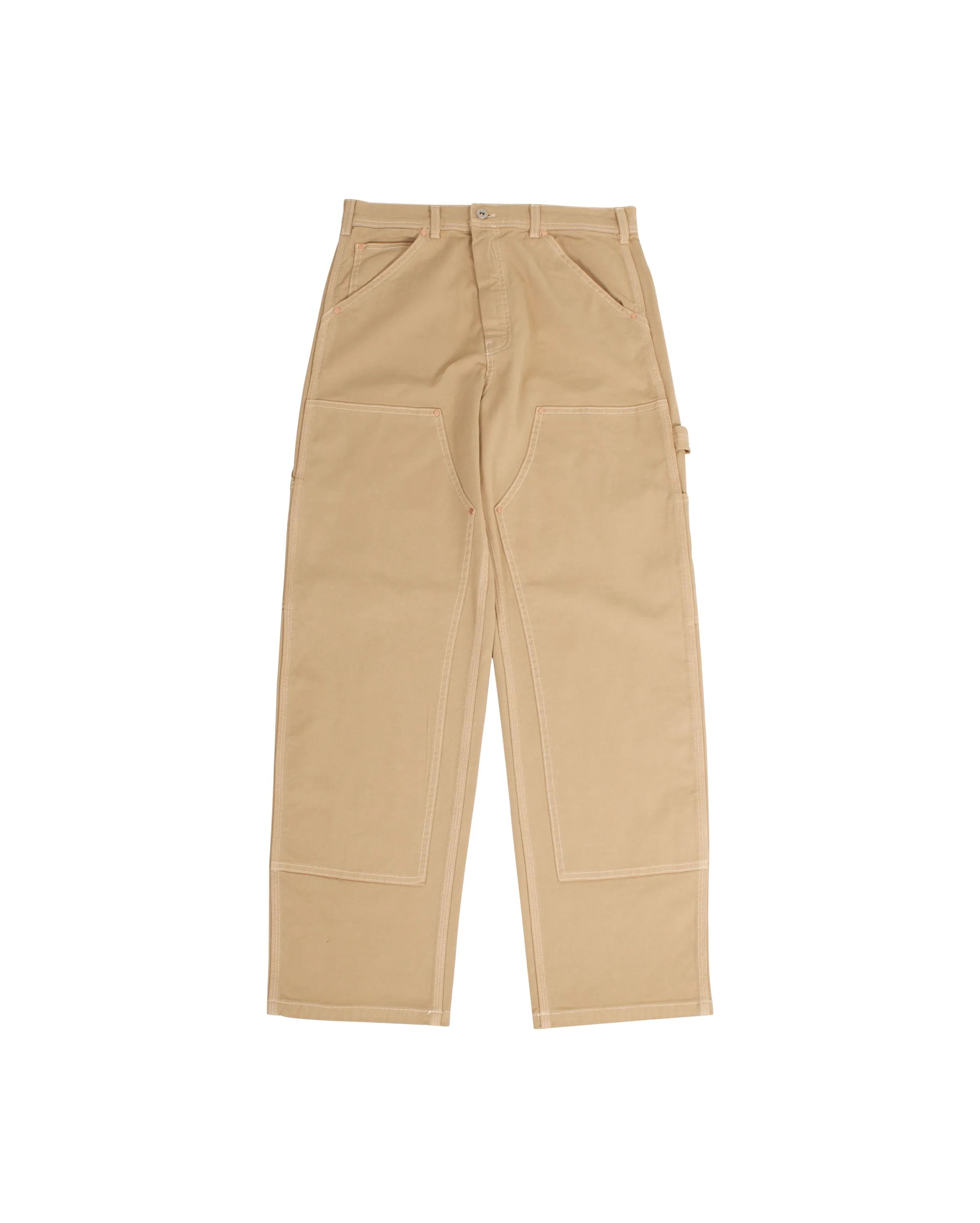Double Knee Pants Antique Khaki Duck