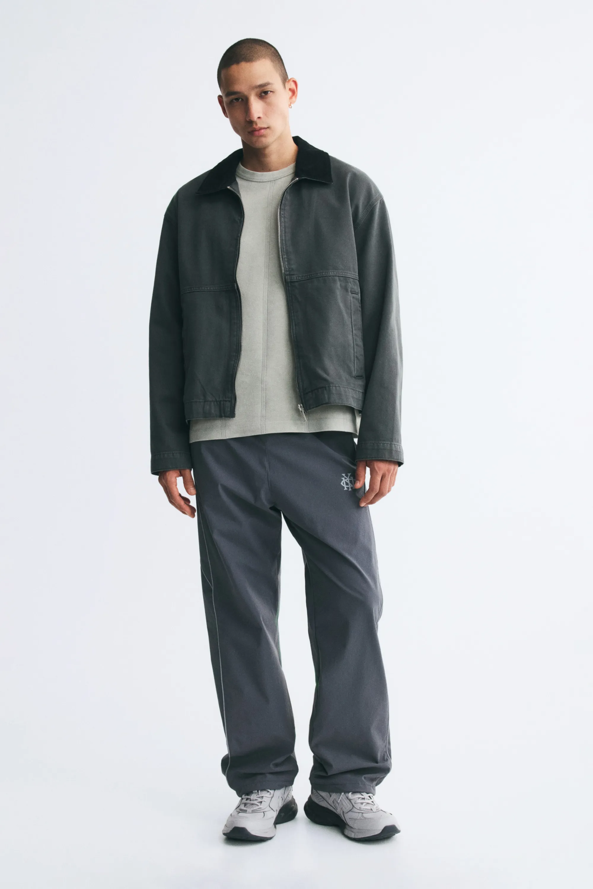 Relaxed Fit Boxy T-shirt - Beige clair