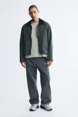 Relaxed Fit Boxy T-shirt - Beige clair — photo 1