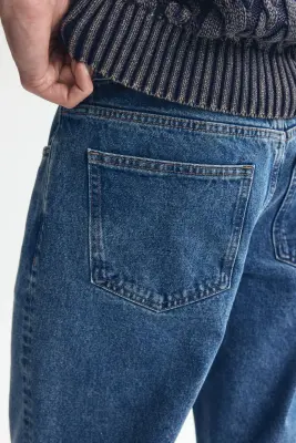 Relaxed Jeans - Bleu denim — photo 3