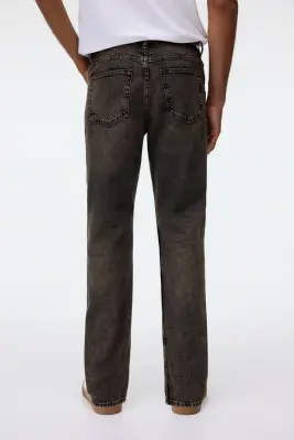 Straight Regular Jeans - Marron denim — photo 2