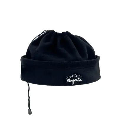 Bonnet Magenta convertible fleece beanie – Black — photo 1