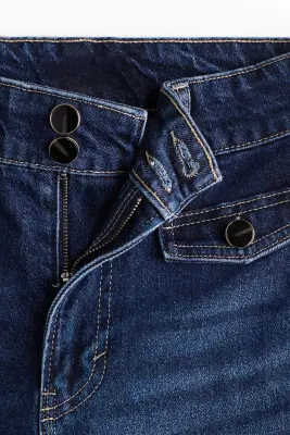 Flared High Jeans - Bleu denim foncé — photo 2