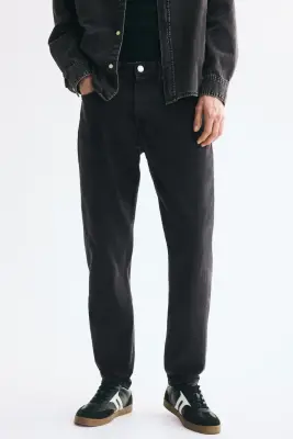 Tapered Jeans - Noir denim — photo 1