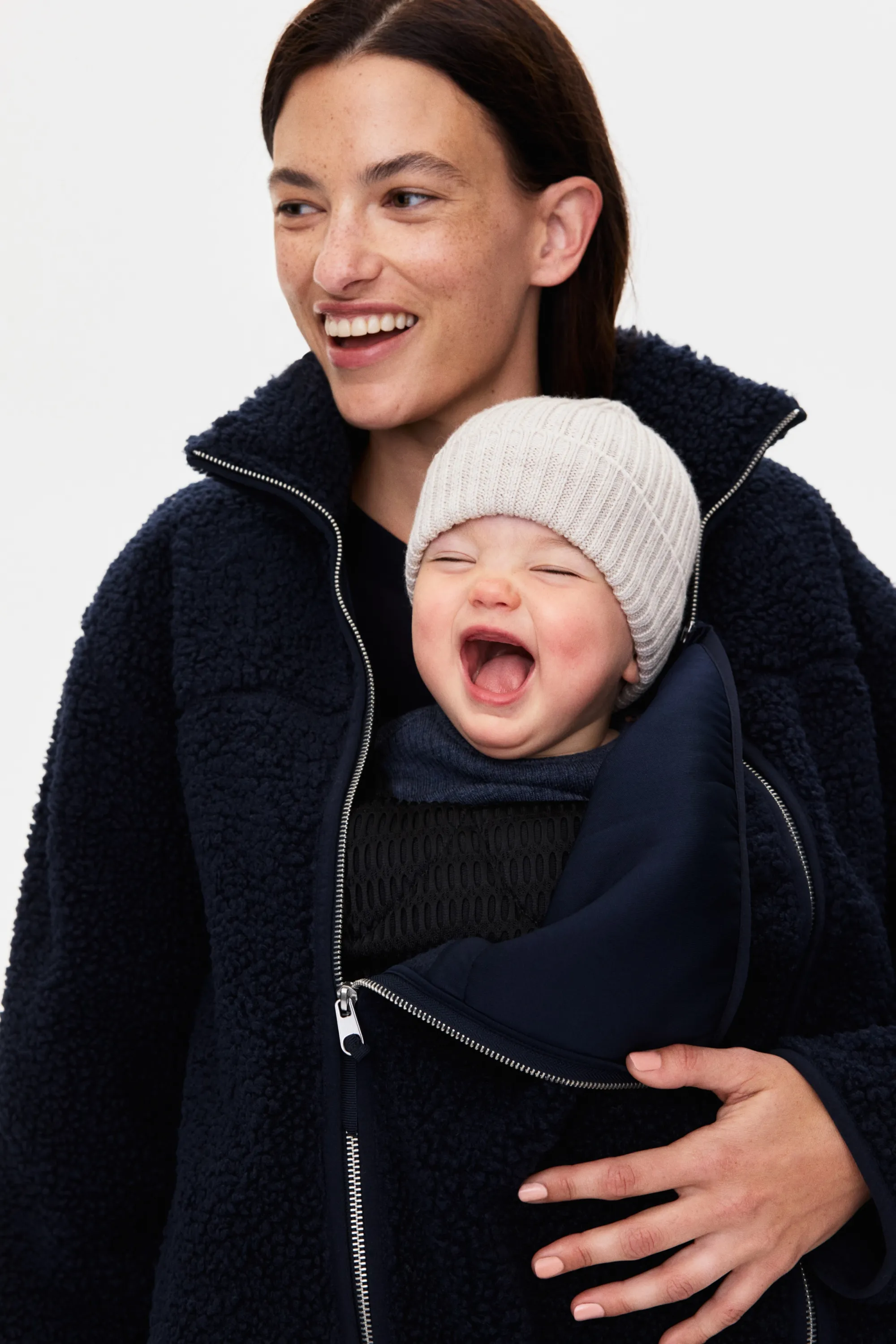 MAMA Veste de portage Before & After - Bleu marine