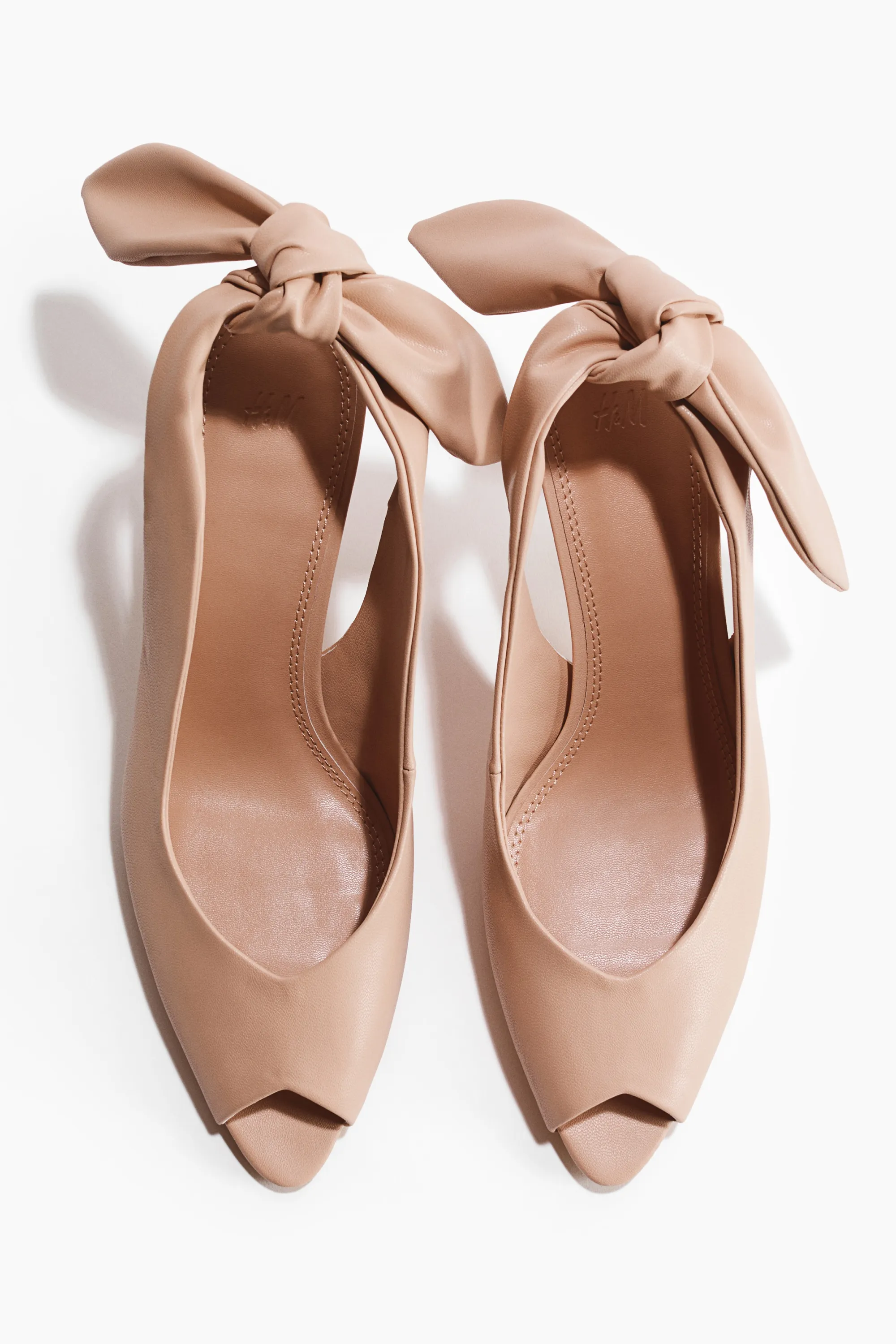 Escarpins à bride arrière - Beige