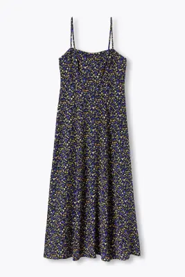 Robe longue à fines bretelles — photo 1