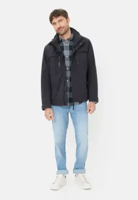 CAMEL ACTIVE VESTE Waterproof GRANDE LONGUEUR Marine — photo 2
