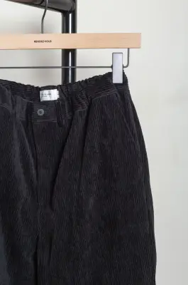 Still By Hand – Corduroy straight pants PT03263OS – BLACK — photo 4