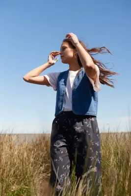 Veste Loucy Middle Blue — photo 4