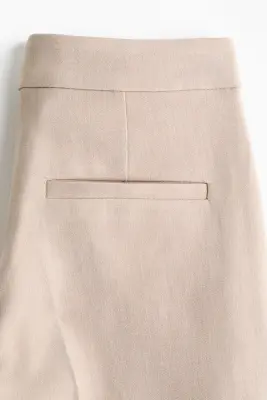 Pantalon évasé - Beige clair — photo 5