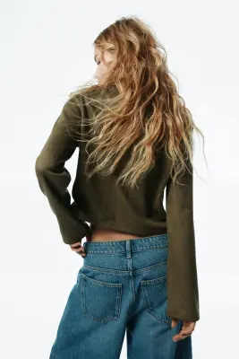 Gilet - Vert kaki foncé — photo 3