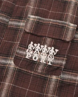 4 Flowers Flannel Vineyard Shirt Brown — photo 2