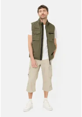 CAMEL ACTIVE GILET REPORTER Kaki — photo 3