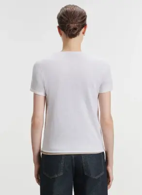 T-shirt en cachemire — photo 3