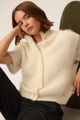 Gilet Alibou Creme — photo 1