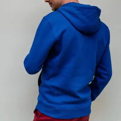 Hoodie Luc molletonné bleu europe — photo 2