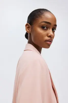 Blazer à fermeture droite - Rose — photo 2