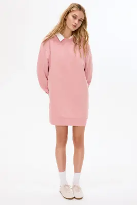 Robe en molleton - Rose — photo 1
