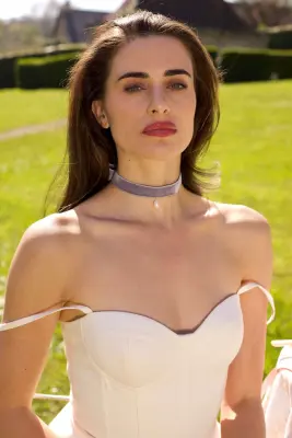 Olie Velvet Choker — photo 1