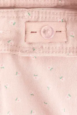 Pantalon évasé - Rose clair/fleuri — photo 3