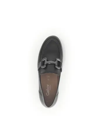 Mocassins Gabor 72.422.37 Noirs - Lacets Grande Pointure Femme — photo 3