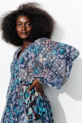 Robe courte imprimée Femme — photo 5