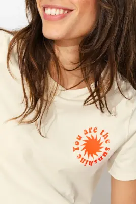 T-shirt à message sunshine — photo 5