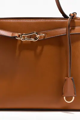 Sac porté épaule - Marron — photo 3