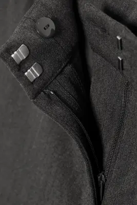 Pantalon de costume évasé - Gris foncé chiné — photo 4
