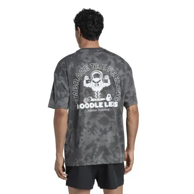 ADIDAS TEE SHIRT CAMO Noir Imprimé — photo 4