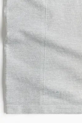 T-shirt de tennis Regular Fit DryMove™ - Gris clair chiné — photo 5