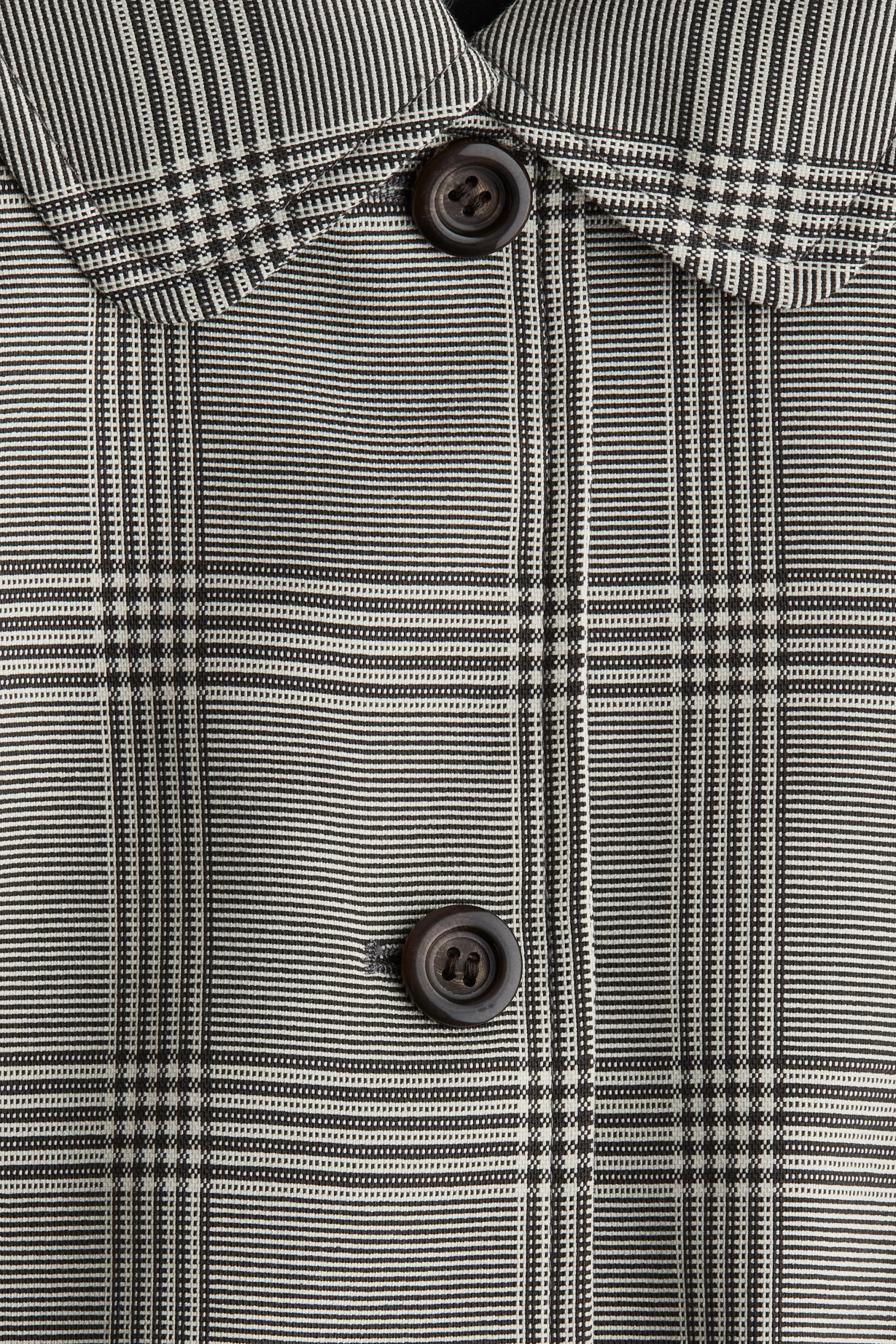 Manteau 3/4 - Noir/carreaux