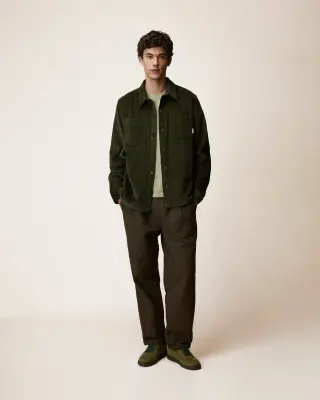 Faguo – Surchemise Clemont Vert Olive — photo 4