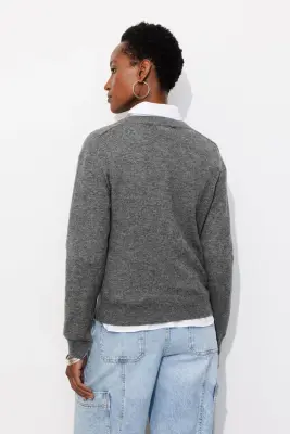 Pull fin en laine mélangée — photo 4