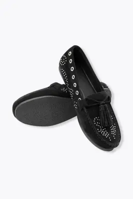 Mocassins à glands cuir clouté — photo 3