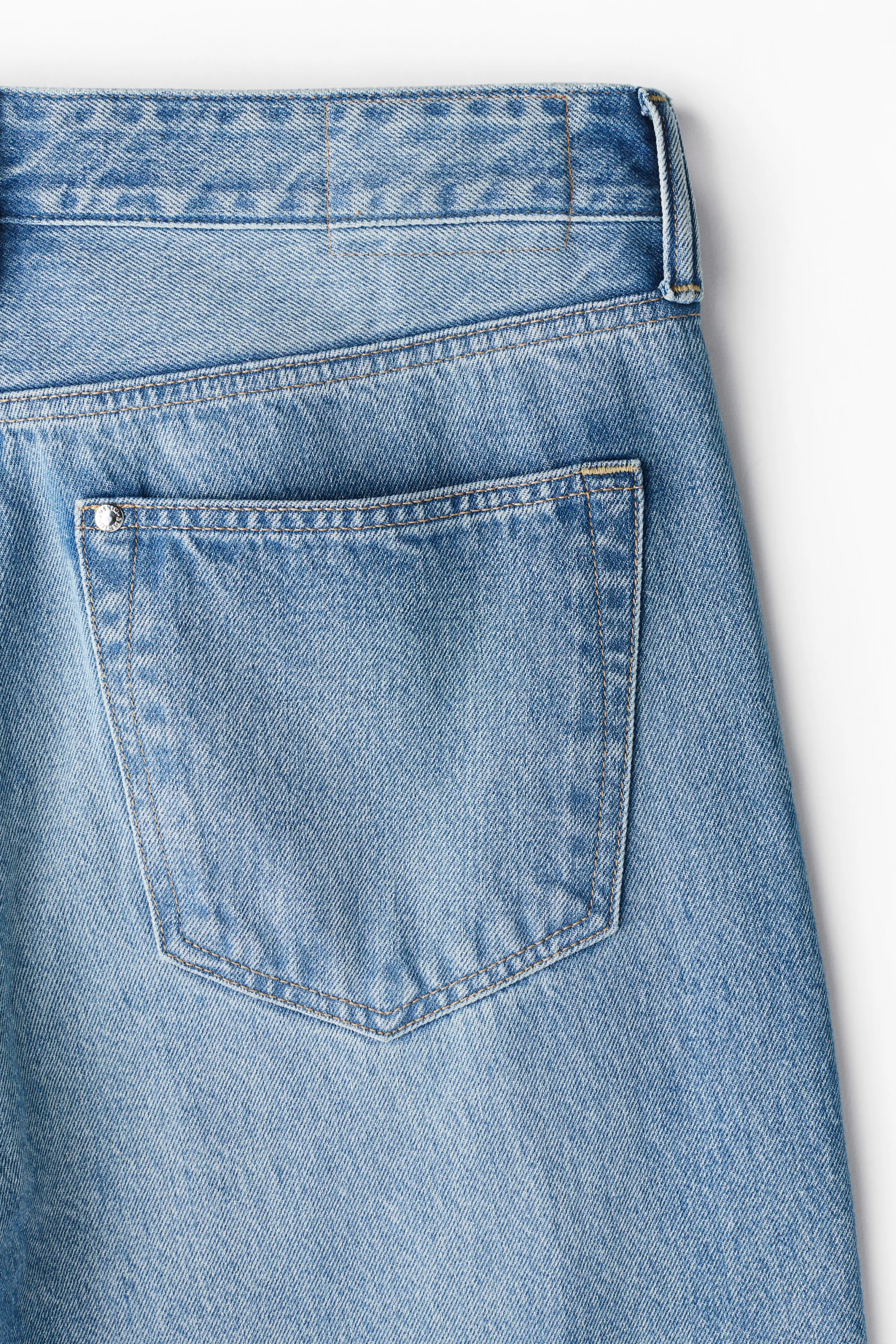 Loose Jeans - Bleu denim