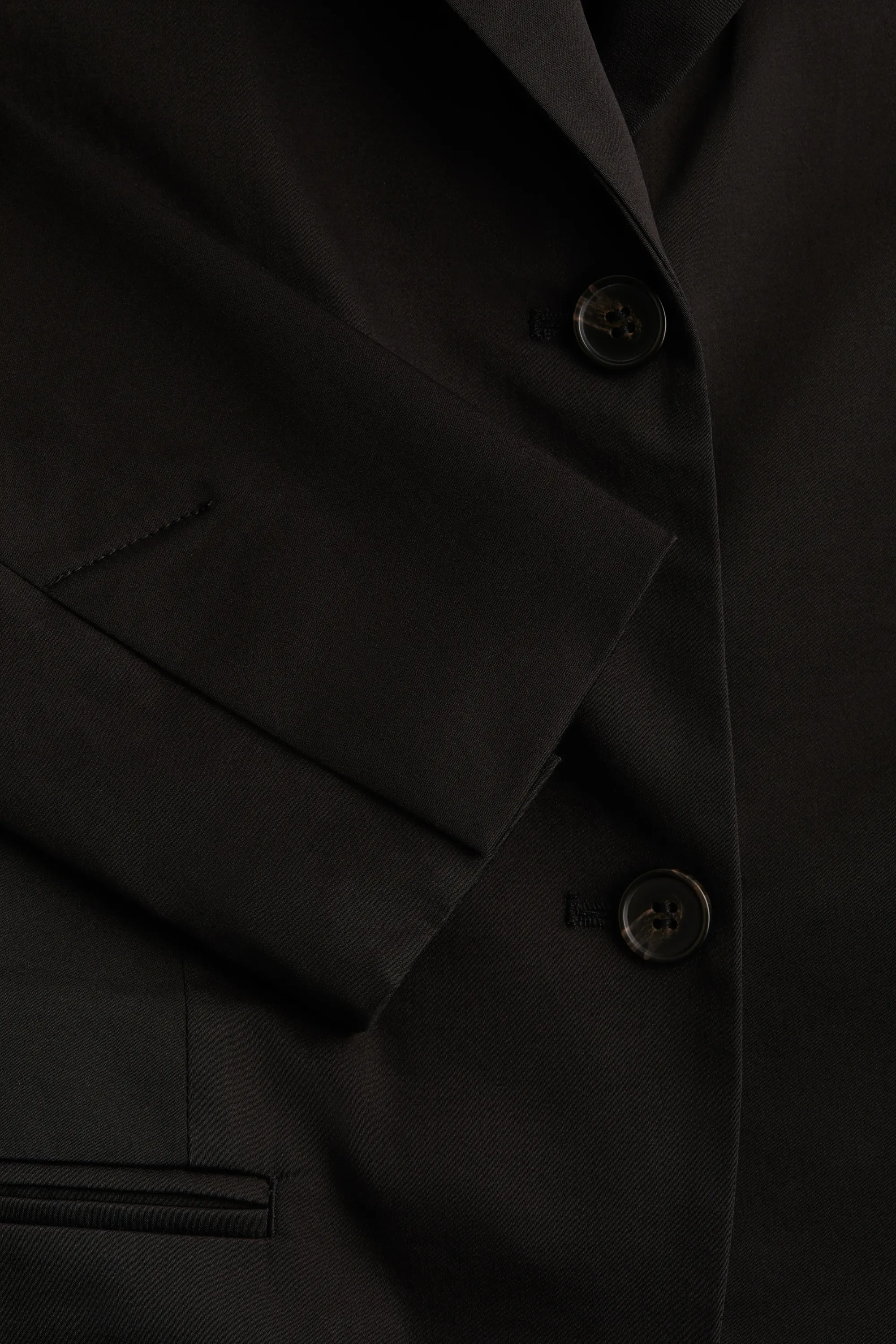 Blazer à manches 3/4 - Noir