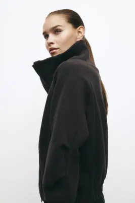 Veste de sport en polaire - Noir — photo 3