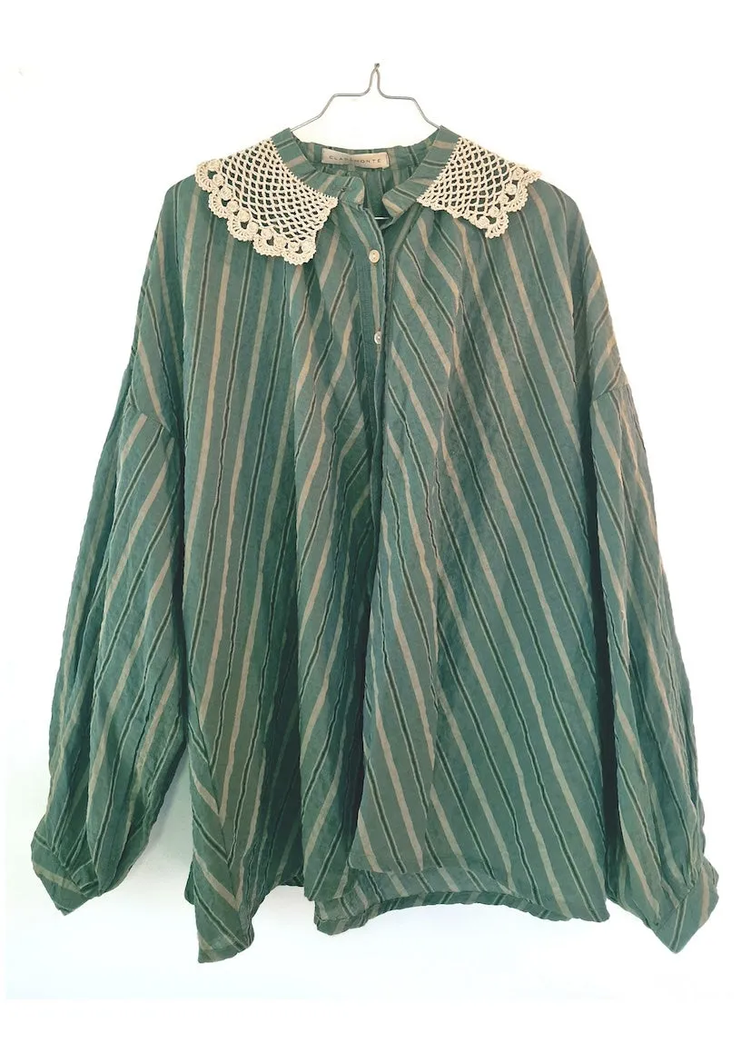 Blouse Delice crochet écru -  Claramonte