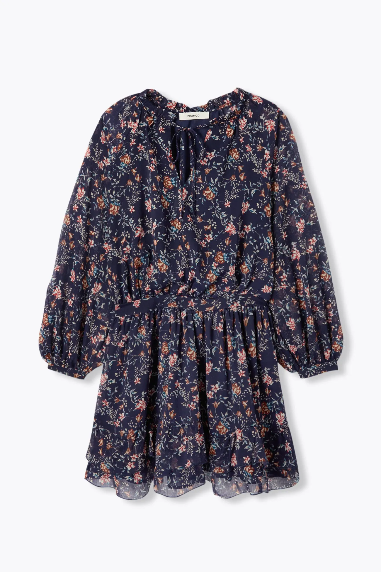 Robe courte imprimée Femme
