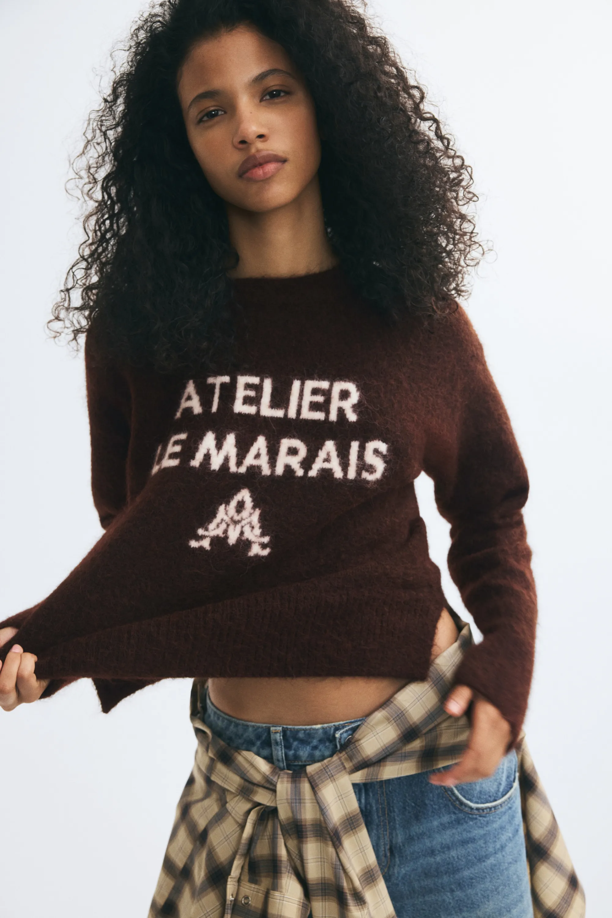 Pull loose - Marron foncé/Atelier Le Marais