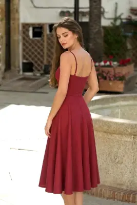 Bardot Linen Dress — photo 5