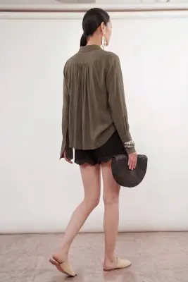 Chemise Halli Taupe Gray — photo 3