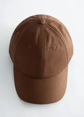 Casquette en sergé de coton - Marron Clair — photo 2