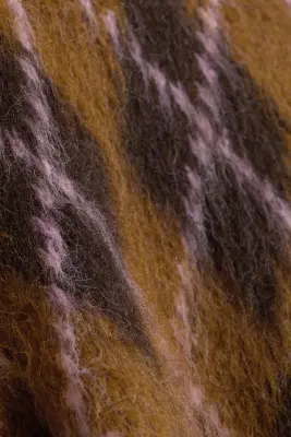 Pull en maille - Losanges marron — photo 3